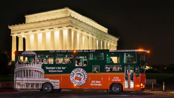 Washington DC Monuments by Moonlight Nighttime Trolley Tour